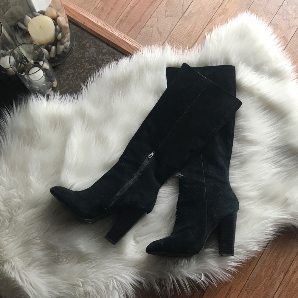 Suede Aldo Dress Boots - Like New!